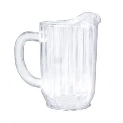 Budget ⭐ Bars SAN Plastic Clear Water Pitcher - 32 Oz. 😀