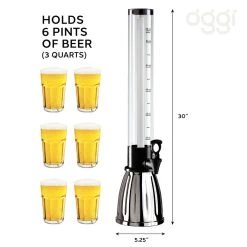 Brand new 🌟 Bars Beer Tower - Color Options - 3 Quart 🎉 -Outlet Bars Store 8088 BeerTower Barware PT02 800x