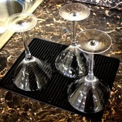 Best reviews of 👍 Bars Silicone Glass Drying Mats 🌟 -Outlet Bars Store DM BLACK 2 800x