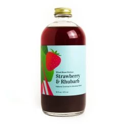 Brand new ๐ Bars 16 Ounce - Strawberry & Rhubarb Mixer - 16 Ounce โ๏ธ
