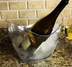 Top 10 👍 Bars Premium Acrylic Ice & Bottle Bucket 😉 -Outlet Bars Store acrylic 1 bottle ice bucket clear main bs 1 800x