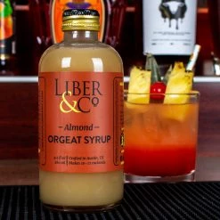 Flash Sale ⌛ Bars Almond Orgeat Syrup - Liber & Co. ⭐ -Outlet Bars Store almond orgeat syrup scene1 800x