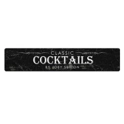 Best Sale ✔️ Bars Customizable Printed Bar Mat - Classic Cocktails - 20" X 4" 🌟