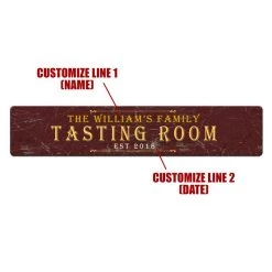 Wholesale 🎉 Bars Customizable Printed Bar Mat - Tasting Room - 20" X 4" ✨ -Outlet Bars Store bar mat tasting web bpc cus 800x