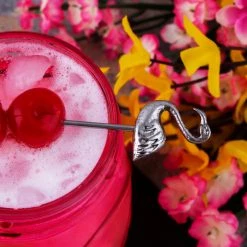 Coupon 🔔 Bars Cocktail Picks - Flamingo - Set Of 4 👏 -Outlet Bars Store barconic flamingo cocktail picks scene2 800x