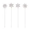 Best deal ✨ Bars Cocktail Picks - Snowflakes - Set Of 4 ❤️
