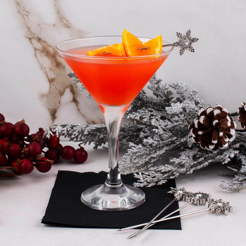 Best deal ✨ Bars Cocktail Picks - Snowflakes - Set Of 4 ❤️ 2 Best deal ✨ Bars Cocktail Picks - Snowflakes - Set Of 4 ❤️ - Image 2