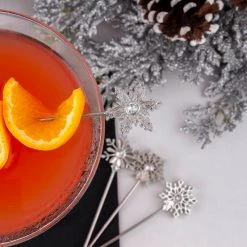 Best deal ✨ Bars Cocktail Picks - Snowflakes - Set Of 4 ❤️ 7 Best deal ✨ Bars Cocktail Picks - Snowflakes - Set Of 4 ❤️ -Outlet Bars Store barconic snowflake cocktail pick scene3 800x