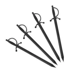Promo 🥰 Bars BarConic® Sword Picks - 3.5 Inch - Pack Of 250 💯 -Outlet Bars Store black sword cocktail picks 800x