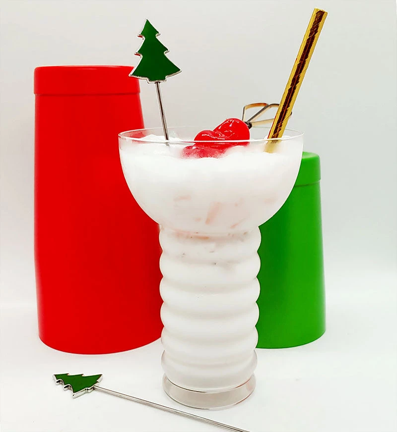 Cheap 💯 Bars 🔔 Christmas Tree Pendant Stirrers - Stainless Steel - Set Of 2 🥰 2 Cheap 💯 Bars 🔔 Christmas Tree Pendant Stirrers - Stainless Steel - Set Of 2 🥰 - Image 2