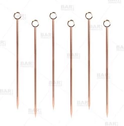 Budget 🎉 Bars Copper Plated - Cocktail Picks (6) 😍