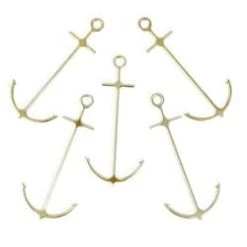 Best deal 🔥 Bars Cocktail Picks - Anchor Gold Plated - Pack Of 6 😀