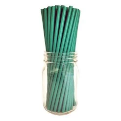 Best Sale 🌟 Bars BarConic® "Eco-Friendly" Paper Straws - 7 3/4" Solid Green - 100 Pack 💯