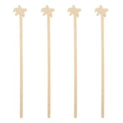 Top 10 😀 Bars BarConic® Wooden Palm Tree Swizzle Sticks - 100 Pack ⌛