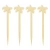 Discount 💯 Bars BarConic® Wooden Palm Tree Cocktail Picks - 100 Pack 🧨