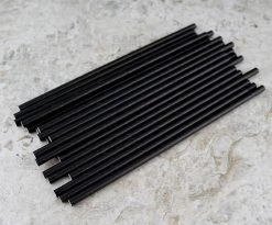 Coupon 👍 Bars BarConic® Biodegradable Black Paper Straws - 7 3/4" - 100 Pack 🥰 -Outlet Bars Store paper straws black bpc 4 800x