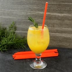 Wholesale 👏 Bars BarConic® Biodegradable Orange Paper Straws - 7 3/4" - 100 Pack 👍 -Outlet Bars Store paper straws orange bpc 5 800x