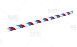 Buy ⌛ Bars BarConic® USA Paper Straws - 100 Pack 👍 -Outlet Bars Store paper straws patriotic stripes bpc3 800x