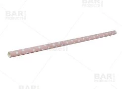 Best Sale 🎉 Bars BarConic® Pink Dot Paper Straws - 100 Pack 😍 -Outlet Bars Store paper straws pink white polka bpc3 800x