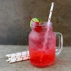 Best Sale 🧨 Bars BarConic® Biodegradable American Stars Pattern Paper Straws - 7 3/4" - 100 Pack 🔔 -Outlet Bars Store paper straws stars bpc 5 800x