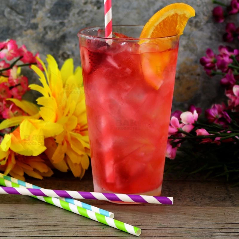 Discount 🎁 Bars BarConic® Assorted Colors Paper Straws (Pack Of 100) ❤️ - Image 2
