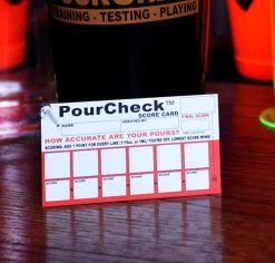 Buy 🔔 Bars The PourCheck™ Package - Training, Testing And Playing 🎁 -Outlet Bars Store pourcheck score cards web 800x