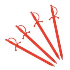 Promo 🥰 Bars BarConic® Sword Picks - 3.5 Inch - Pack Of 250 💯 -Outlet Bars Store red sword cocktail picks 800x