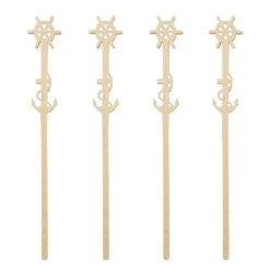 Best deal ⭐ Bars BarConic® Wooden Sailor Swizzle Sticks - 100 Pack ⭐