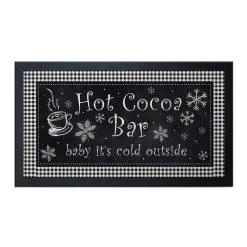 Hot Sale 🎁 Bars Hot Cocoa Bar Service Mat - 17.25" X 10" 🎉