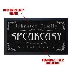 Outlet 😀 Bars Custom Bar Service Mat - 17.25" X 10" 🔔 -Outlet Bars Store service mat speakeasy web bpc cus 800x
