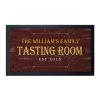 Buy 😍 Bars Custom Bar Service Mat - Tasting Room - 17.25" X 10" 😀