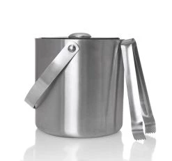 Best reviews of 😀 Bars Stainless Steel Ice Bucket And Ice Tongs 🤩 -Outlet Bars Store stainless steel ice bucket lid closed ib inwt 1 800x