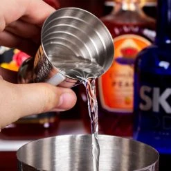 Promo 🎁 Bars BarConic® Jigger - Measured (Stainless Steel Or Gold Option) 🧨 -Outlet Bars Store stainless steel jigger scene3 800x