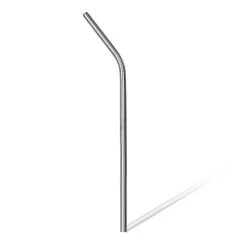 Outlet 🌟 Bars BarConic® Stainless Steel Curved Cocktail Straw ⌛