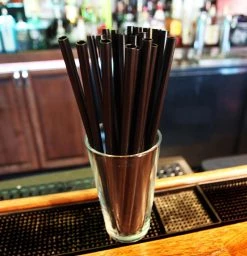Best reviews of 🛒 Bars Reusable Black Polypropylene Straws - 50 Pack (250mm) ✔️ -Outlet Bars Store str 50blk 250mm black plastic reusable straws bar 800x