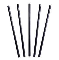 Best reviews of 🛒 Bars Reusable Black Polypropylene Straws - 50 Pack (250mm) ✔️