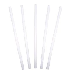 Cheap 🔥 Bars Reusable Clear Polypropylene Straws - 50 Pack (250mm) ⌛