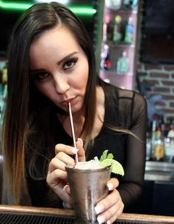 Deals 😍 Bars Olea™ Copper Plated Straw Spoon 🔥 -Outlet Bars Store straw sp cop copper spoon straw use 800x