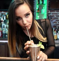 Promo 🛒 Bars Olea™ Gold Plated Straw Spoon 🎁 11 Promo 🛒 Bars Olea™ Gold Plated Straw Spoon 🎁 -Outlet Bars Store straw sp gld gold straw spoon on drinking bpc 800x