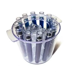 Promo ⌛ Bars BarConic® Test Tube Ice Bucket Shooter Tray - 12 Test Tubes - Clear ❤️