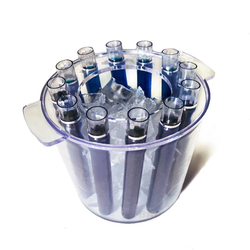 Promo ⌛ Bars BarConic® Test Tube Ice Bucket Shooter Tray - 12 Test Tubes - Clear ❤️ 1 Promo ⌛ Bars BarConic® Test Tube Ice Bucket Shooter Tray - 12 Test Tubes - Clear ❤️