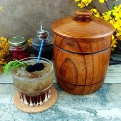 Budget ⌛ Bars Wood Ice Bucket - 1 Quart ✔️ -Outlet Bars Store wood ice bucket bpc 5 800x